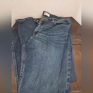 Wrangler Relaxed Boot Blue Denim Jeans 38 x 32
